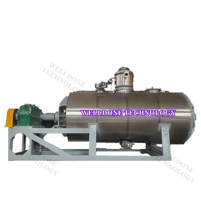 150KGS / Batch Round Disc Round Disc Rotary Vacuum Dryer for Slurry Paste