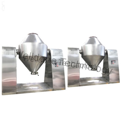 100L مخروط مزدوج SUS316L مجفف الفراغ الدوار مولد البخار المكثف مصانع تصنيع المواد الغذائية