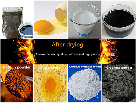 مجفف رذاذ الفراغ ذو درجة الحرارة المنخفضة المصغر للمختبر LPG-5 بسعة 5 لترات والتحكم في درجة الحرارة من 30 إلى 300 درجة مئوية لتبخر 1 كجم/ساعة