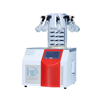 220 فولت 1 كيلوواط SUS304 مختبر أوتوماتيكي مجفف التجميد جهاز تجفيف الفراغ لتكييف الأغذية