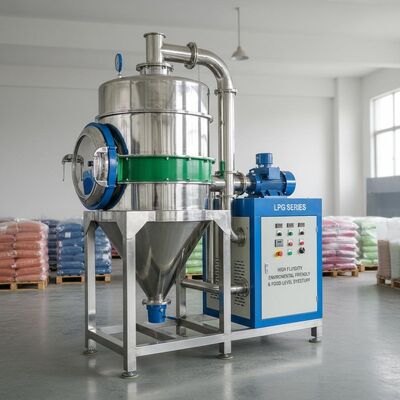 صديقة للبيئة ومستوى الغذاء آلة مجفف الصبغ الصناعي سلسلة غاز البترول المسال سيولة عالية