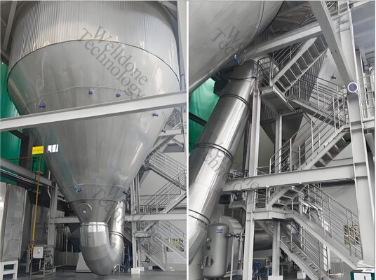 صنع حسب الطلب وبخصم كبير على المكونات الغذائية آلة تجفيف الرذاذ الصناعية Oligosaccharides